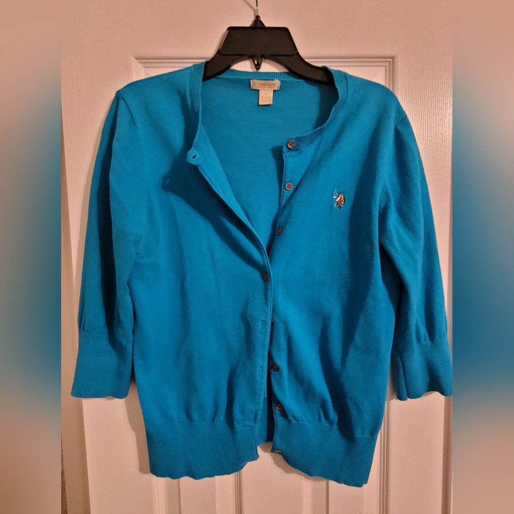 EUC US Polo Cardigan